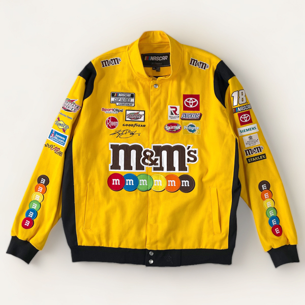 JH DESIGN ナスカー レーシングジャケット イエロー NASCAR CUP SERIES