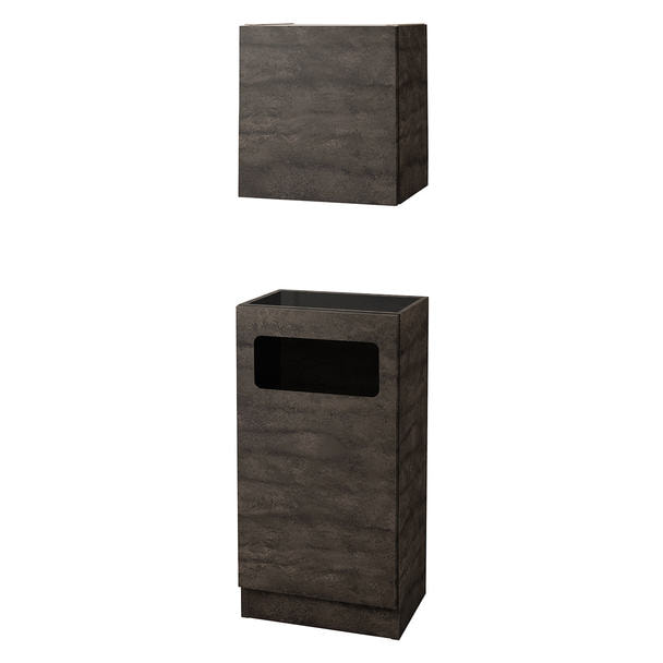 セミオーダー バックシャンプーキャビネットW420(上下セット)タオルBOX