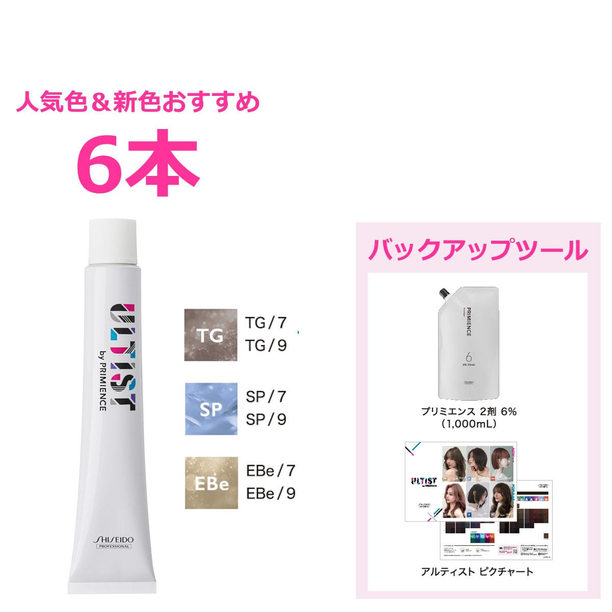 アルティスト トライアルキャンペーンセット（1剤6本＋販促物）【医薬