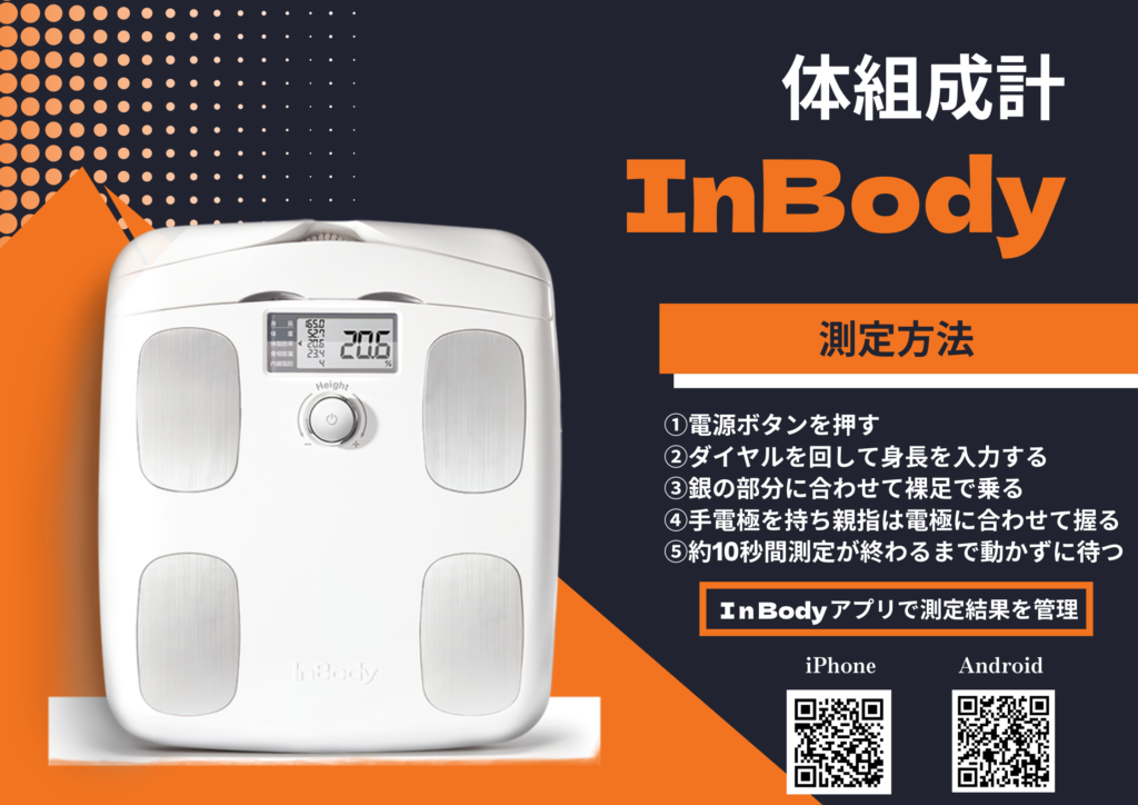 把握してる？自分のカラダ ～InBodyで体脂肪率・筋肉量を知ろう