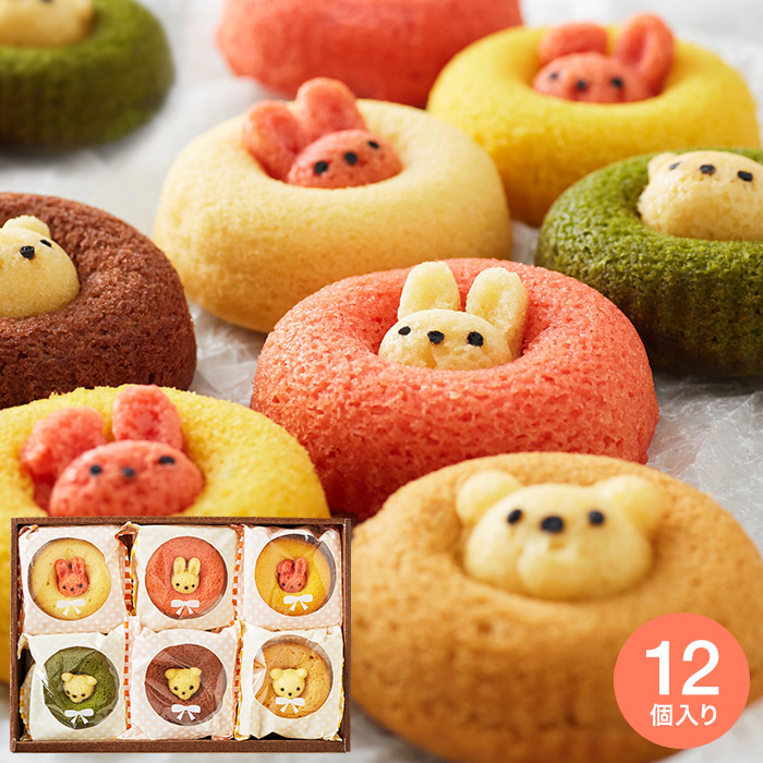 アニマルドーナツ12個(ANM-30)｜ギフト、贈り物、カタログギフトなら