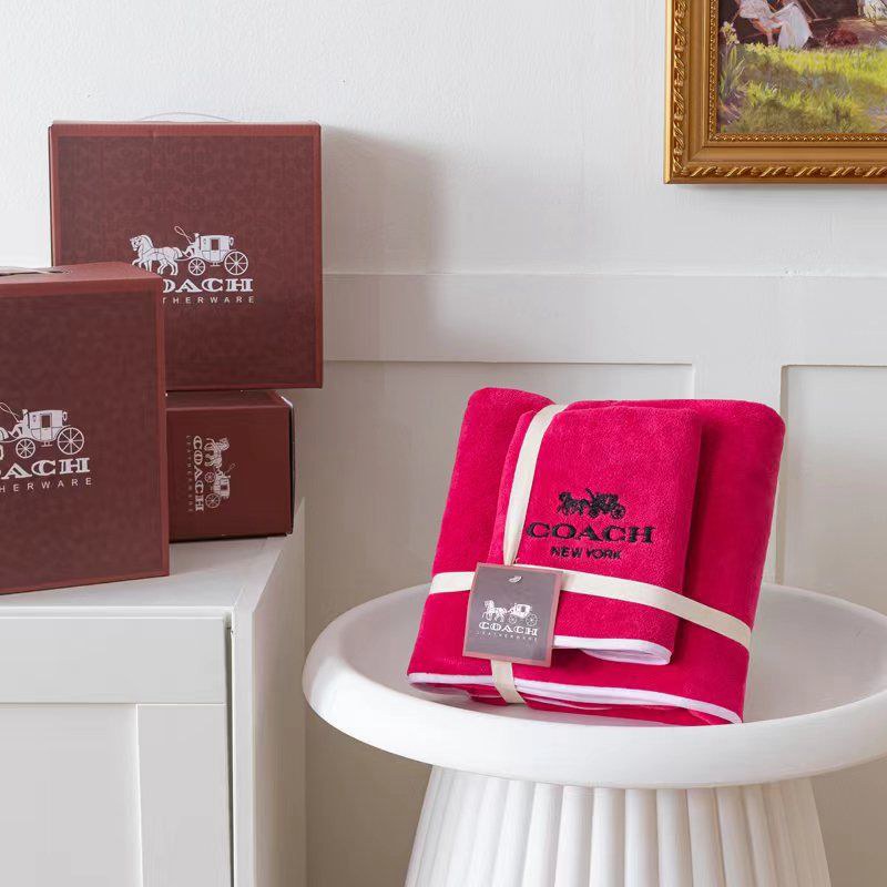 Coach コーチ ブランド速乾タオル ハンドタオル 耐洗濯ビーチタオル