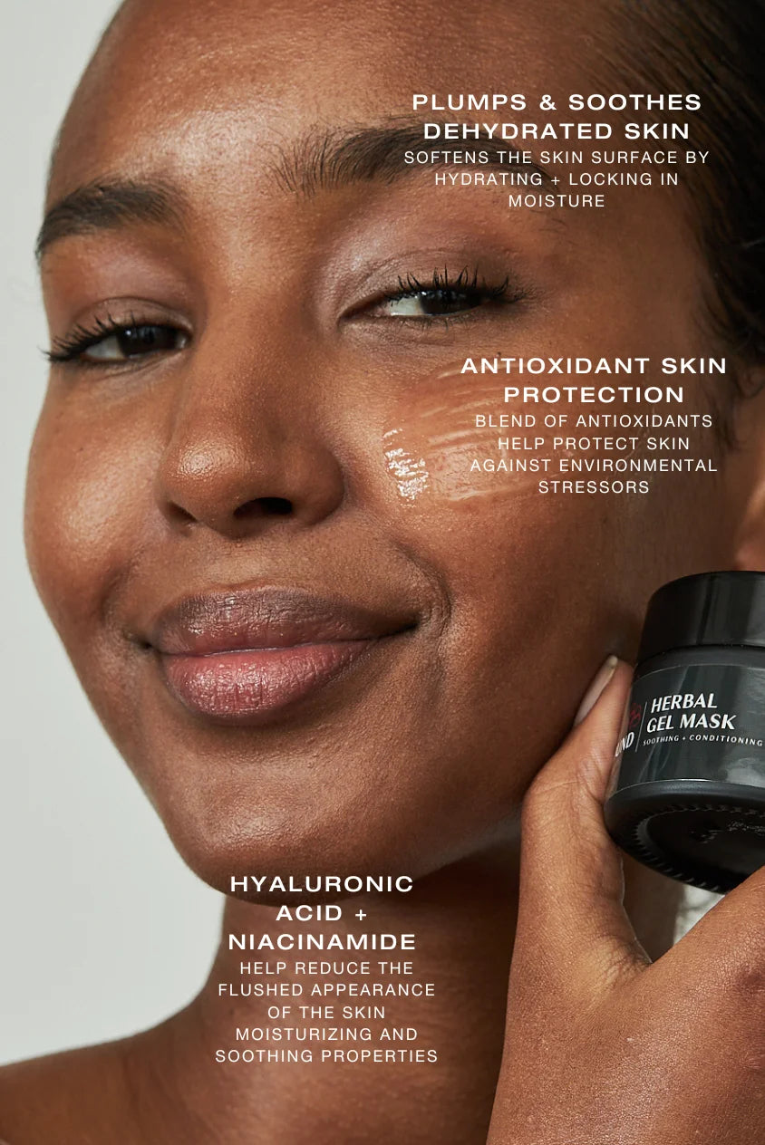 Herbal Hydrating Face Gel Mask | Calming, Hydrating & Brightening