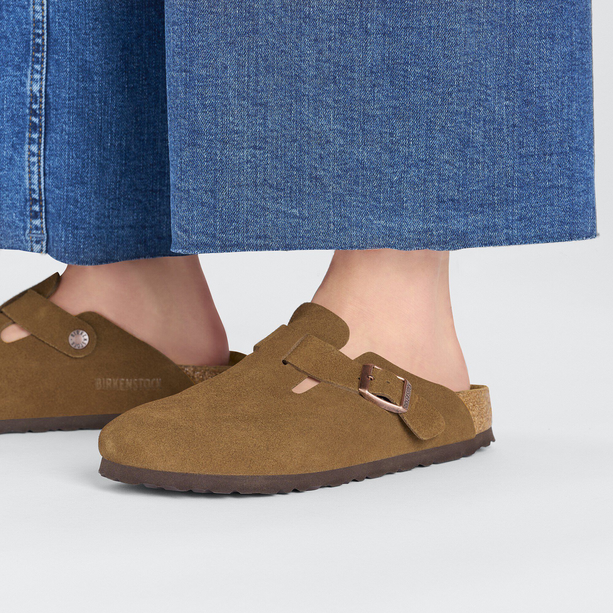 Boston / ボストン」（スエードレザー、ミンク）| BIRKENSTOCK（日本）