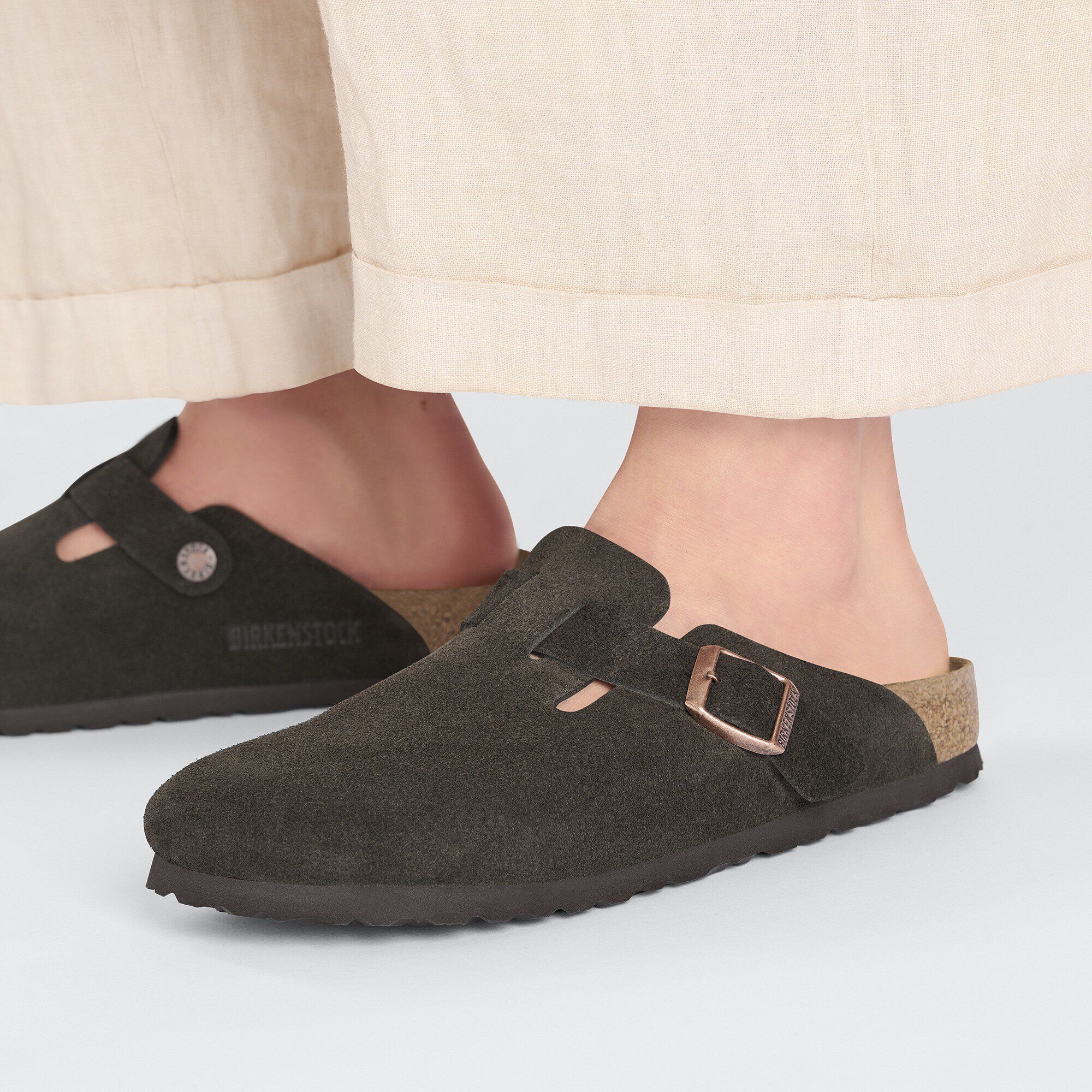 Boston / ボストン」（スエードレザー、モカ）| BIRKENSTOCK（日本）