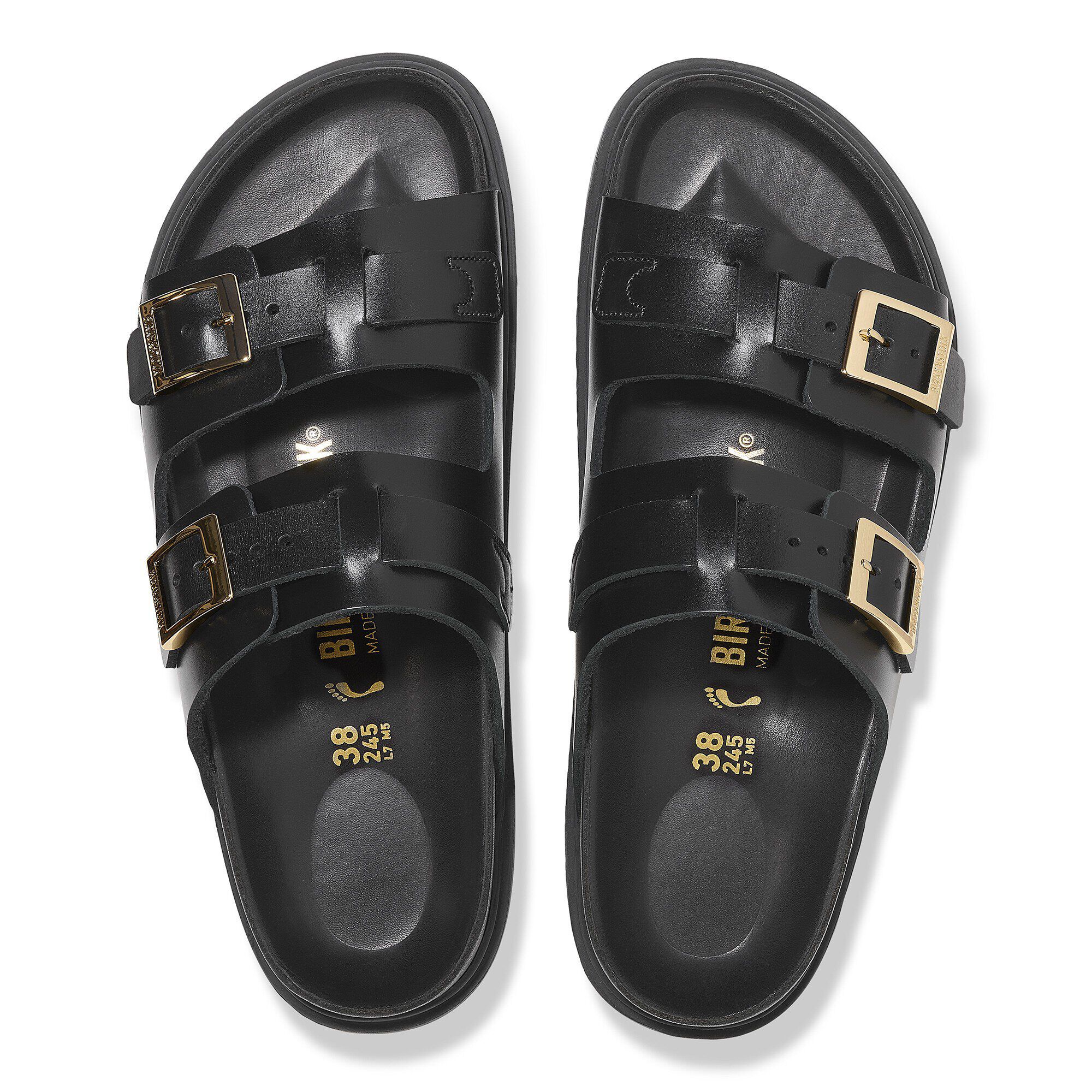 St Barths Leather in Color Black | BIRKENSTOCK Canada