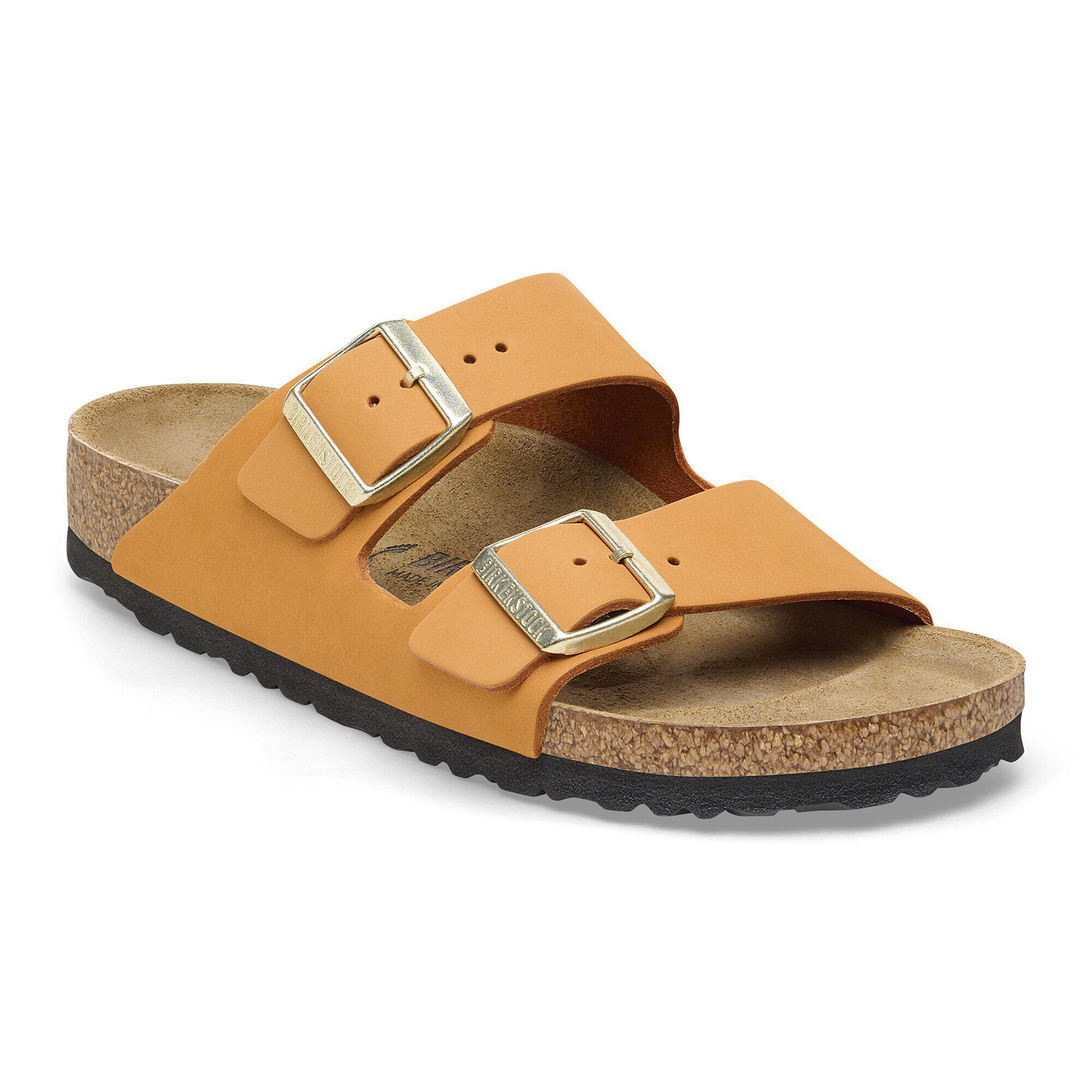Arizona Nubuck Leather in Color Burnt Orange | BIRKENSTOCK US