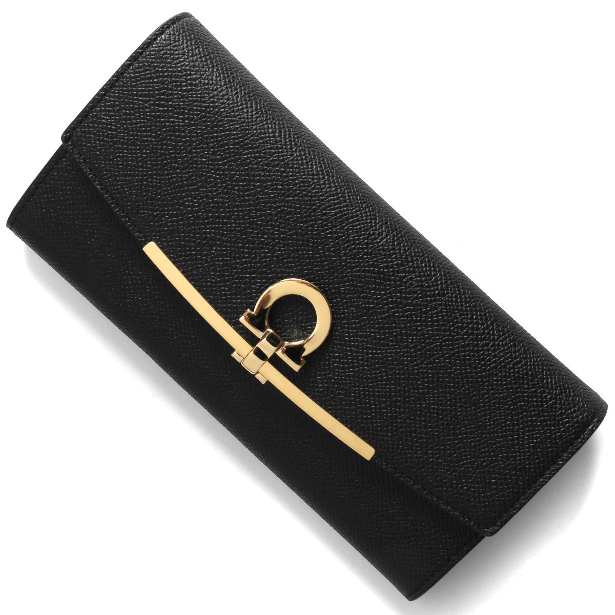 フェラガモ 長財布 財布 レディース ガンチーニ ブラック 22D150 NERO