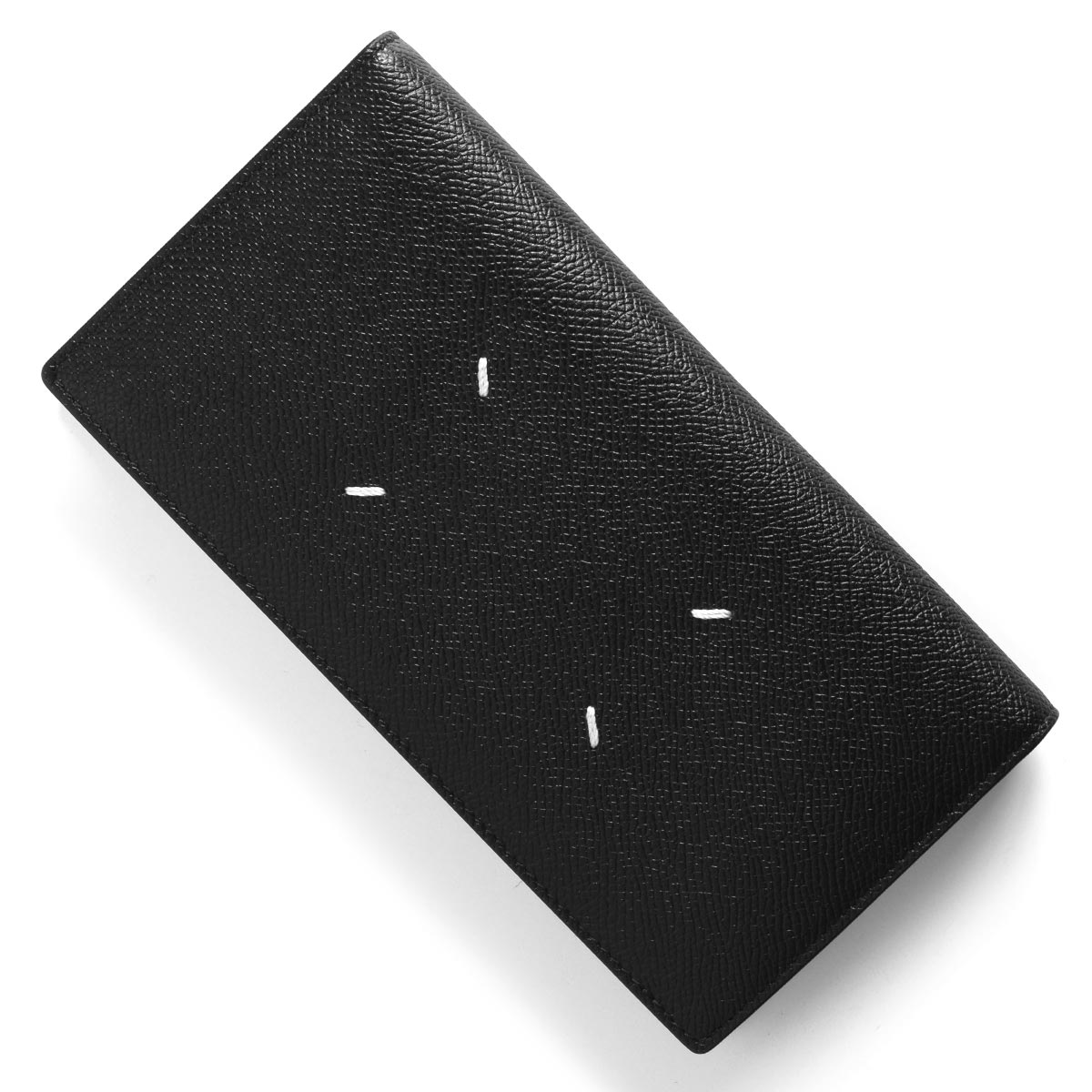 メゾンマルジェラ 長財布 財布 メンズ レディース ステッチ ブラック