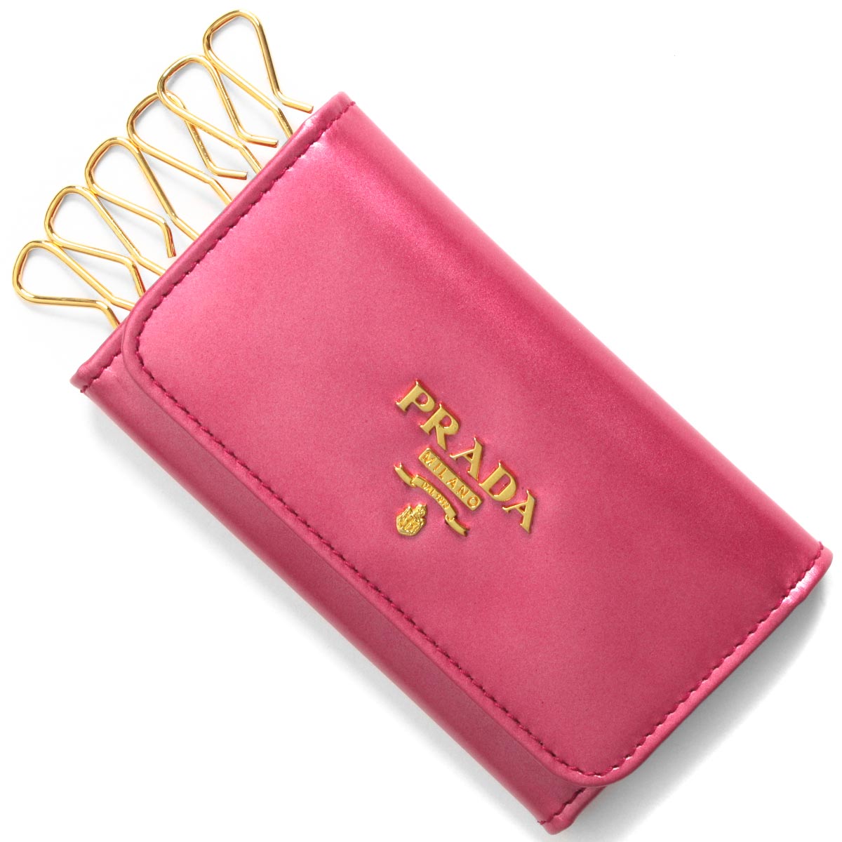 プラダ キーケース レディース フクシャモルドールピンク 1M0222 PRADA