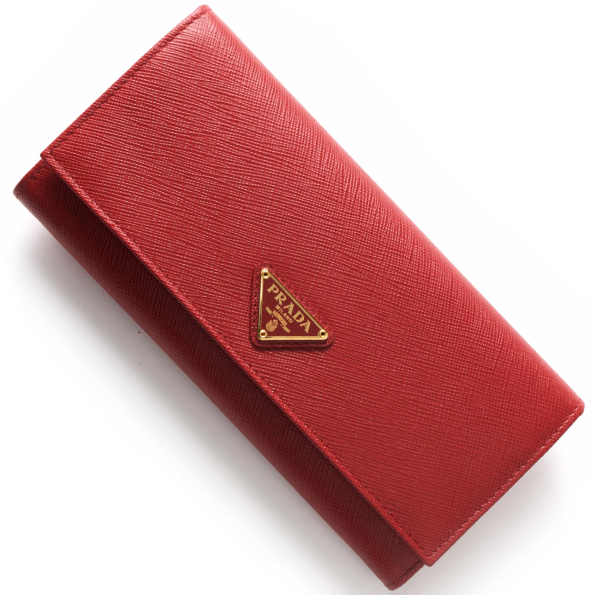 プラダ 長財布 財布 レディース SAFFIANO TRIANG 三角ロゴプレート
