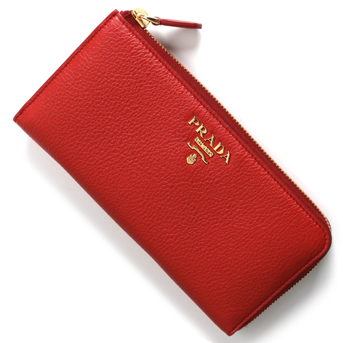 プラダ 長財布 財布 レディース ダイノ カラー ロッソレッド