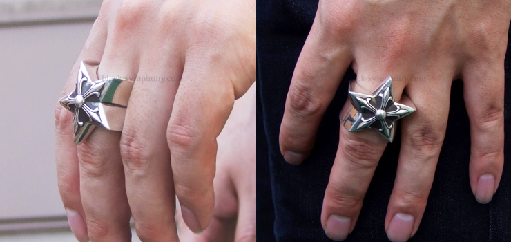 クロムハーツラージスターリング|クロムハーツ通販専門店ブラック