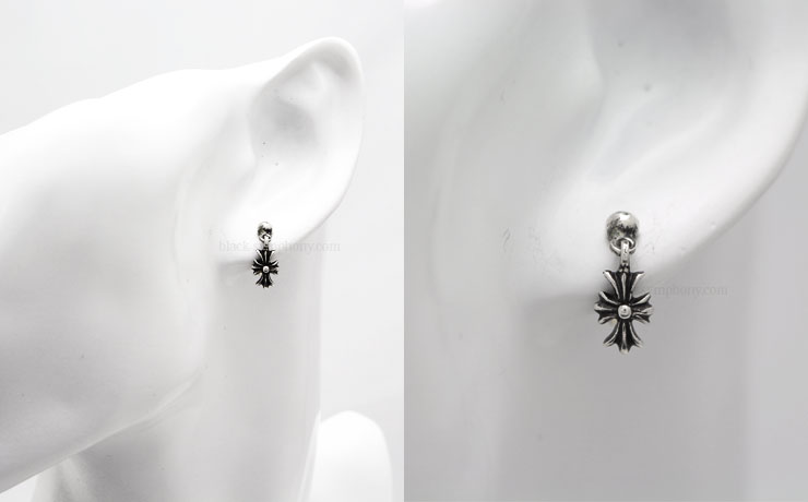 クロムハーツタイニーECHプラスドロップイヤリング（ピアス）|クロム