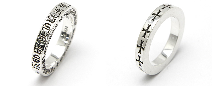 クロムハーツスペーサーリング3mmFUCKYOUwithダイヤモンド|クロム