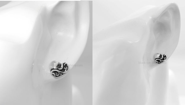 クロムハーツハートスタッド（ピアス）|クロムハーツ通販専門店