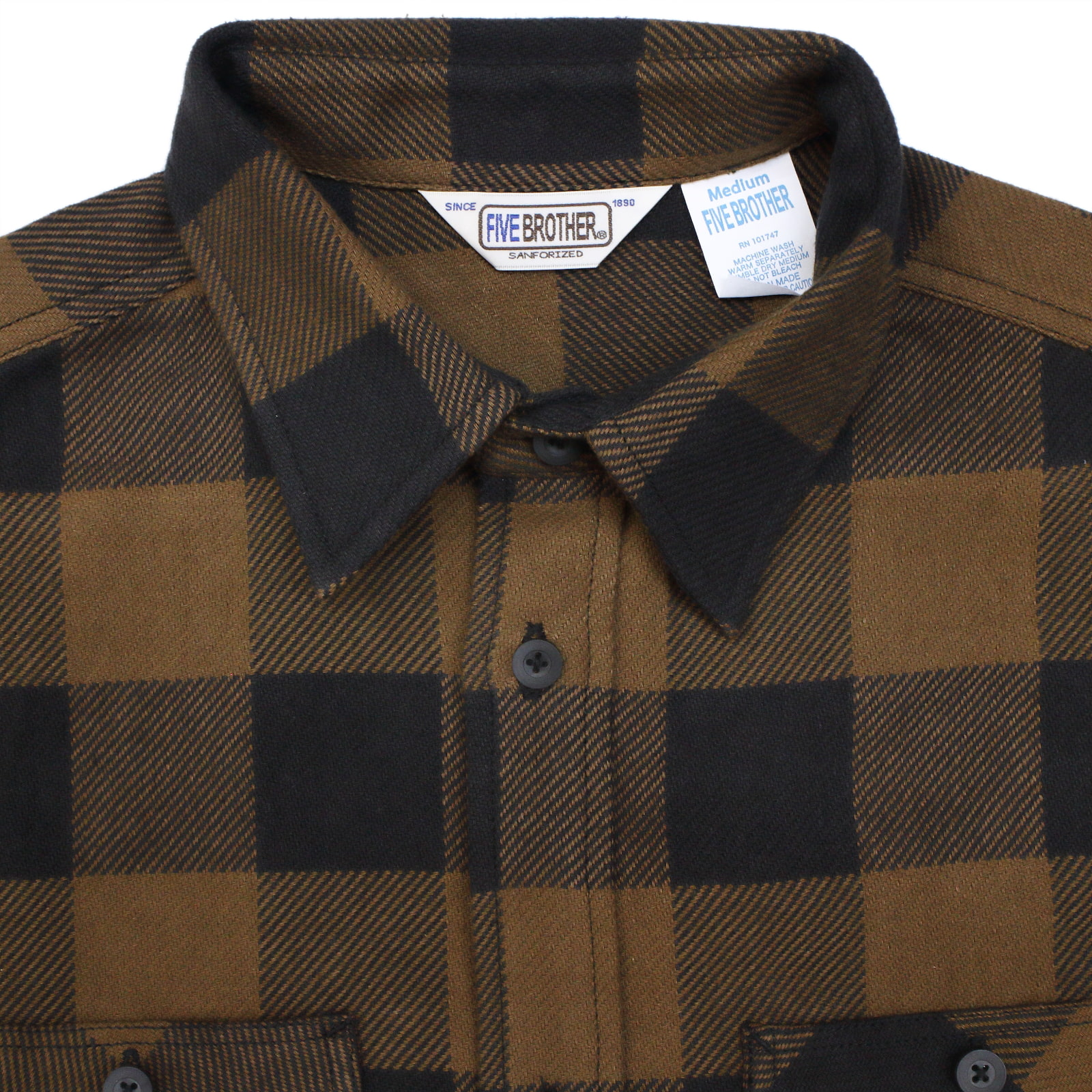 ファイブブラザー 通販｜ヘビーフランネル ワークシャツ：BUFFARO