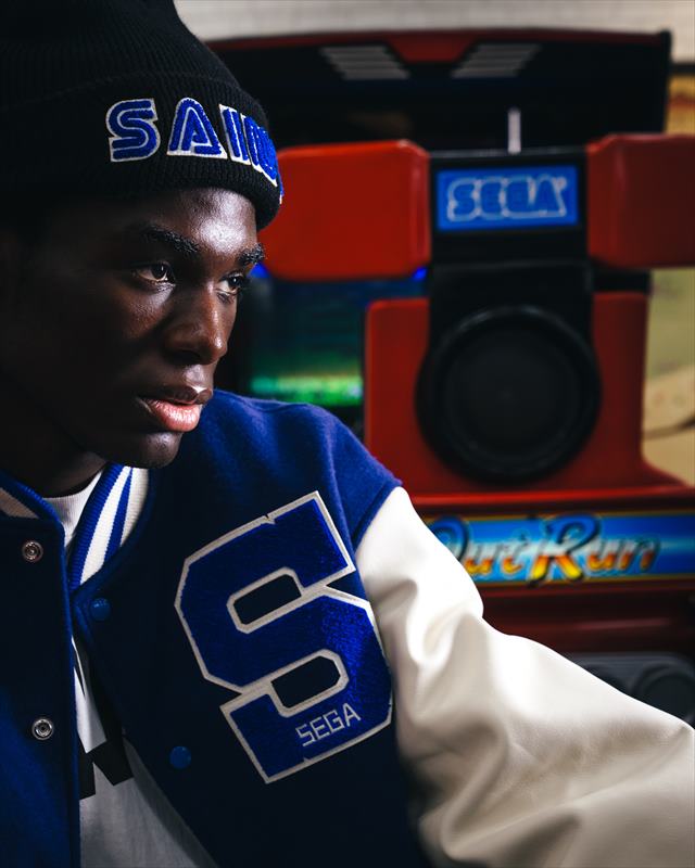 SAINT Mxxxxxx x SEGA SG_KNIT CAP SAINT SEGA Black