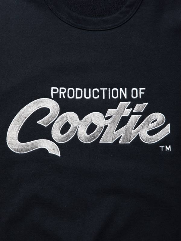 COOTIE PRODUCTIONS Embroidery Sweat Crew (PRODUCTION OF COOTIE)