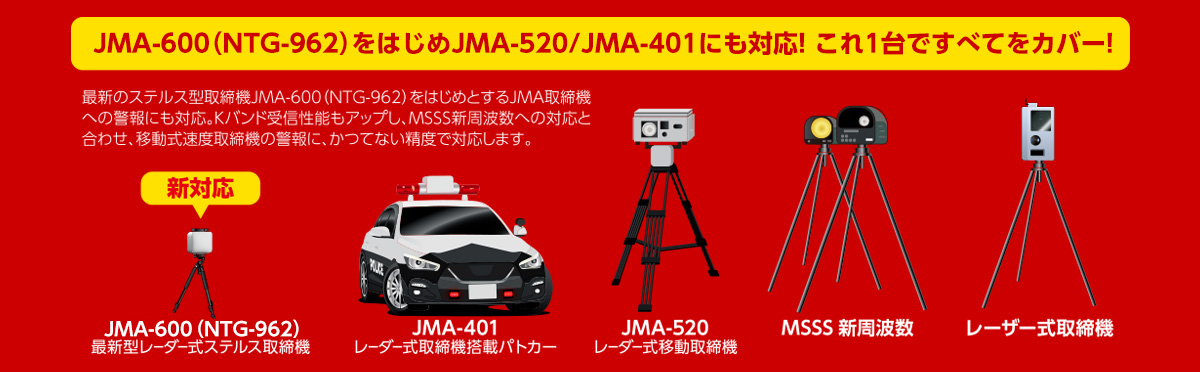 TL246R JMA・MSSS対応 レーザー＆レーダー探知機 | BLITZ