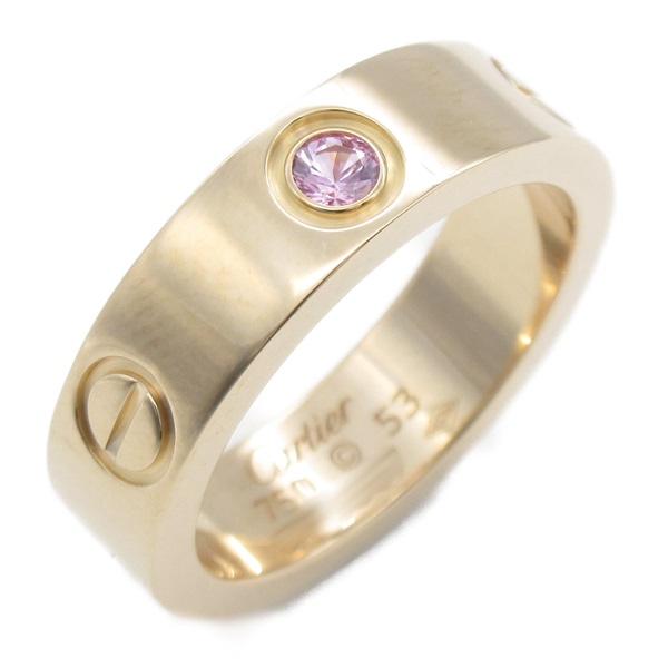 カルティエ(CARTIER)カルティエ ラブリング 1Pピンクサファイア リング