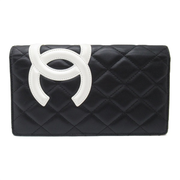 シャネル(CHANEL)シャネル カンボンライン ZIP長財布 二つ折り長財布