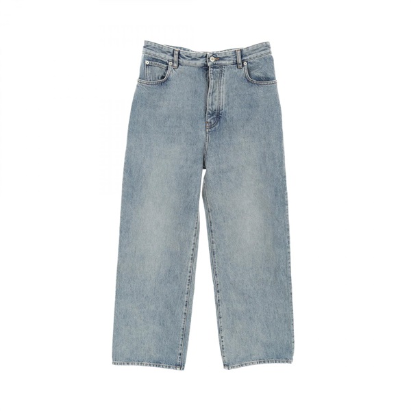 ロエベ(LOEWE)ロエベ ワイドレッグジーンズ ウォッシュドデニム デニム