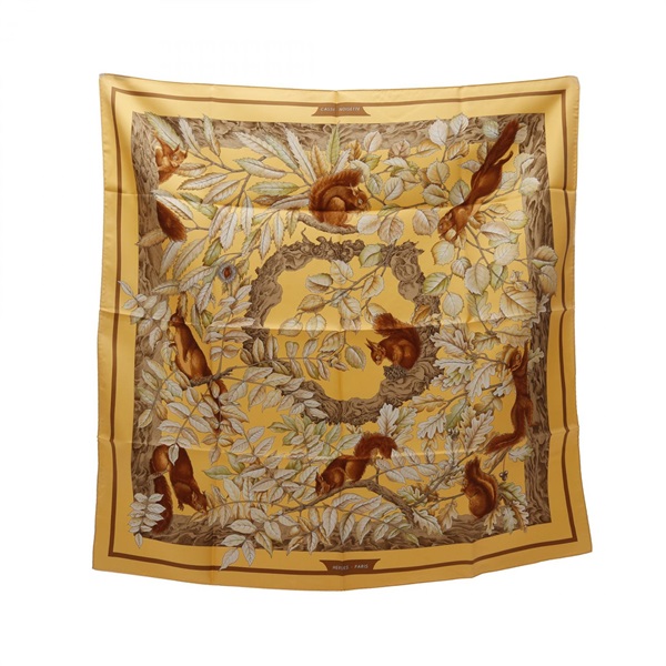 エルメス(HERMES)エルメス カレ90 CASSE NOISETTE スカーフ 衣料品