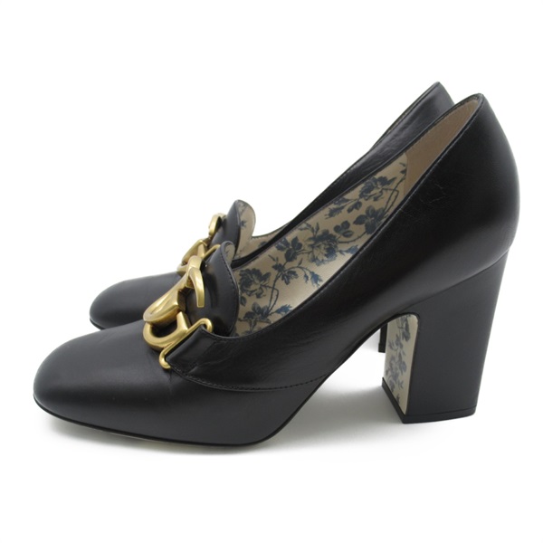 グッチ(GUCCI)グッチ GGマーモントチェンキヒール パンプス 靴