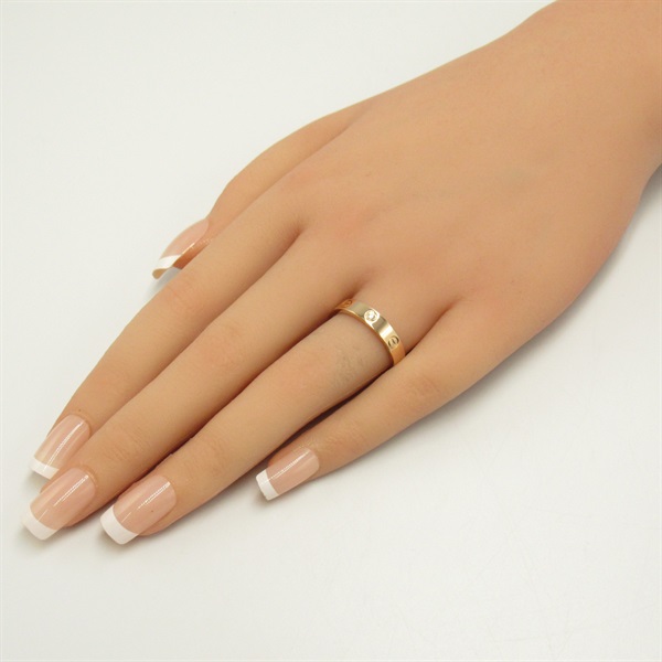 750カルティエ1Pダイヤラブリング #53 138H2601 750カルティエ1Pダイヤ