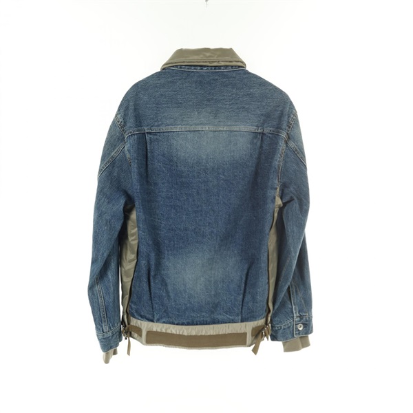 サカイ(Sacai)サカイ ナイロンドッキング デニムジャケット 衣料品
