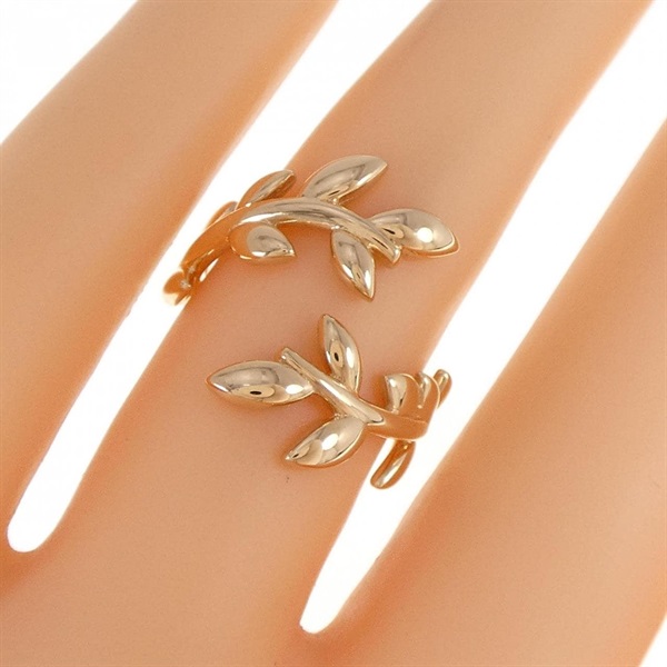 ティファニー(TIFFANY＆CO)オリーブリーフ バイパス リング