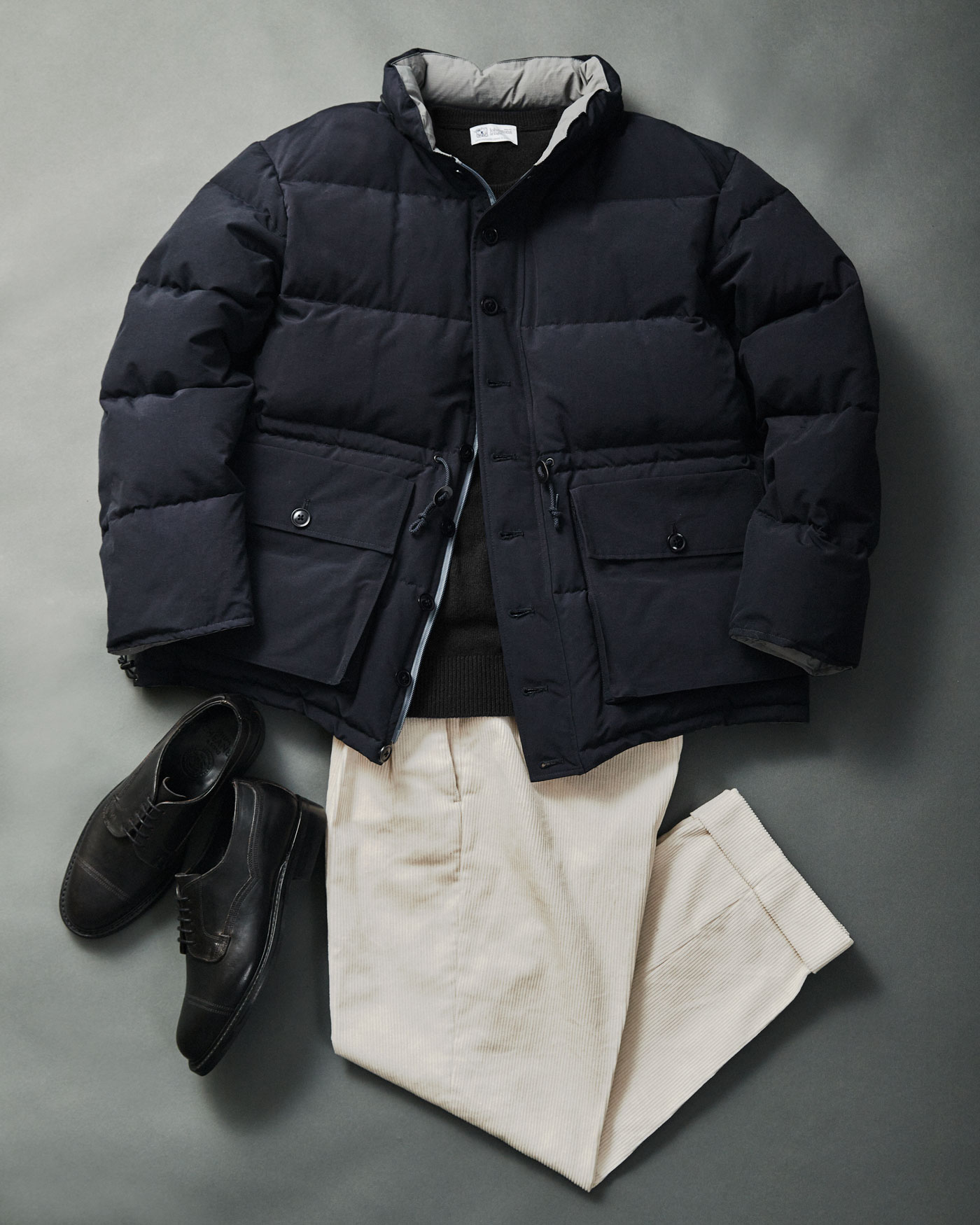 こだわりの別注品｜カレドアーのリバーシブルダウンジャケット