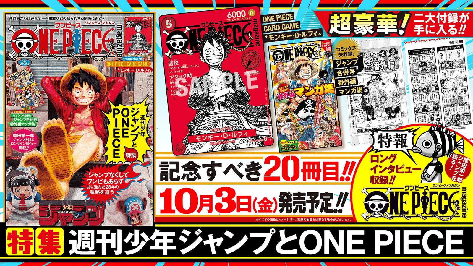 ONE PIECE magazine Vol.20 特典プロモルフィ 5枚セット One Piece