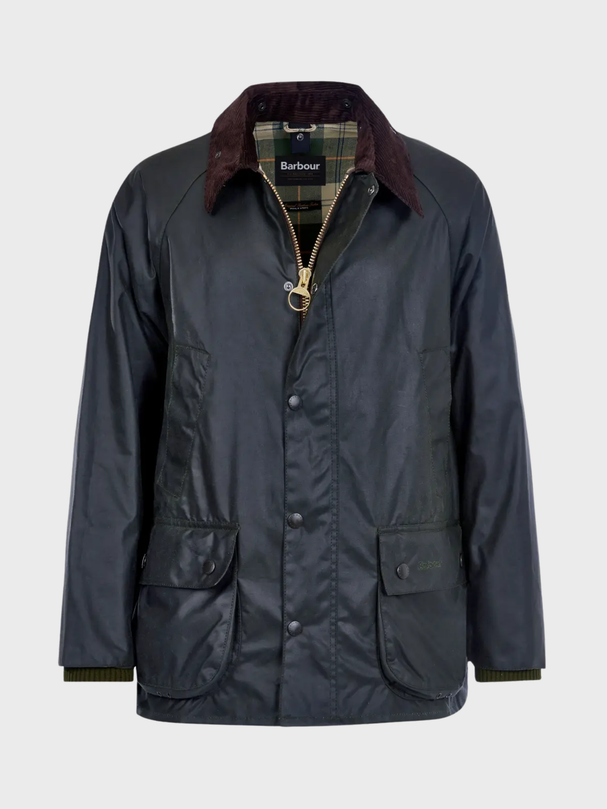 Barbour Bedale Wax Jacket - Sage. Shop Men's Coats. Premium Denim