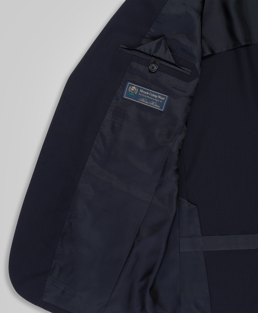 ミラクルクリンプウール 段返り3釦ブレザー TOKYO model | Brooks