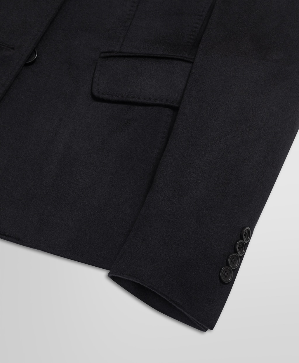 カシミヤ シングル2ボタン ピークドラペルジャケット | Brooks