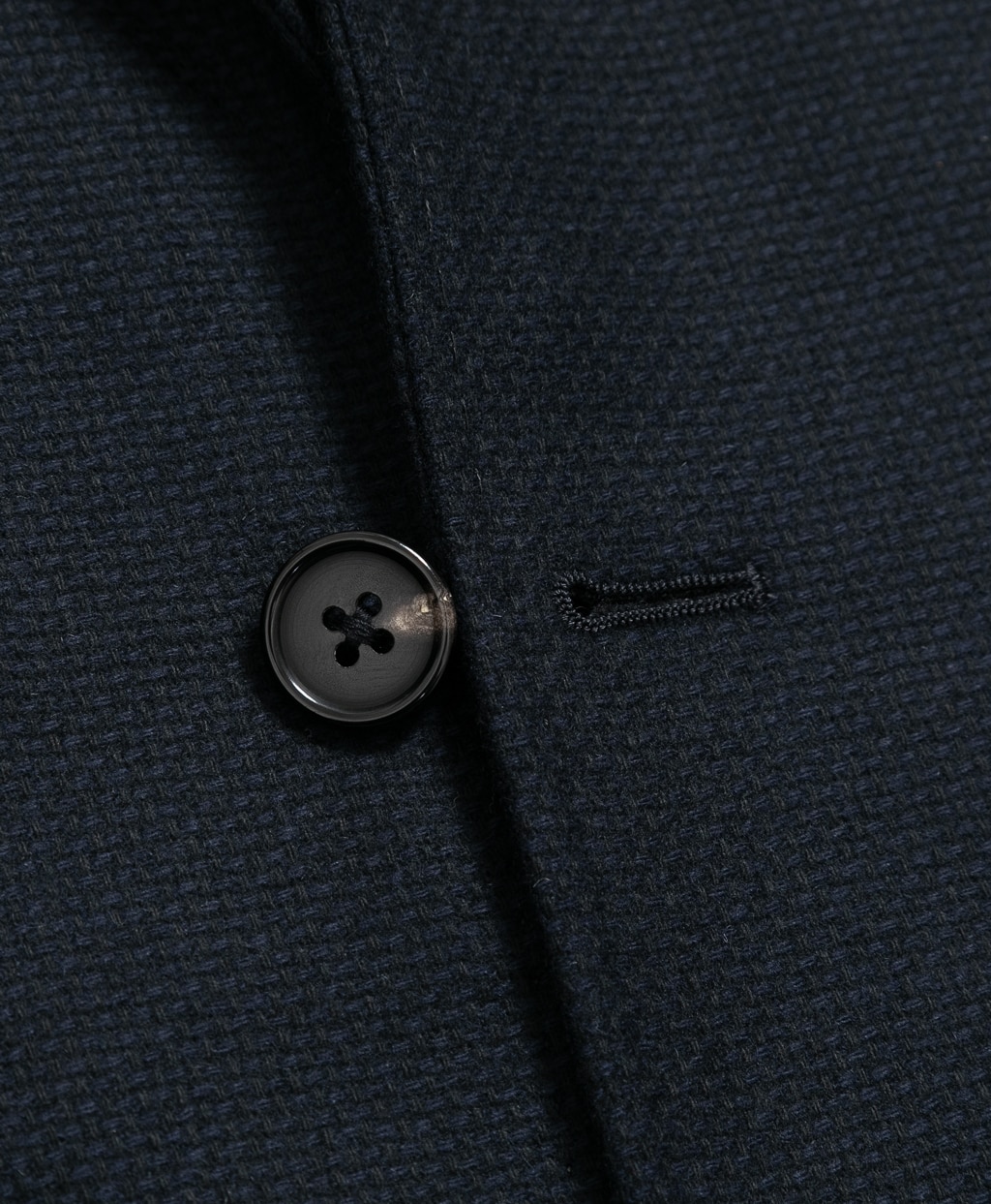 ウール/カシミヤ ホップサック 2釦アンコンジャケット Classic