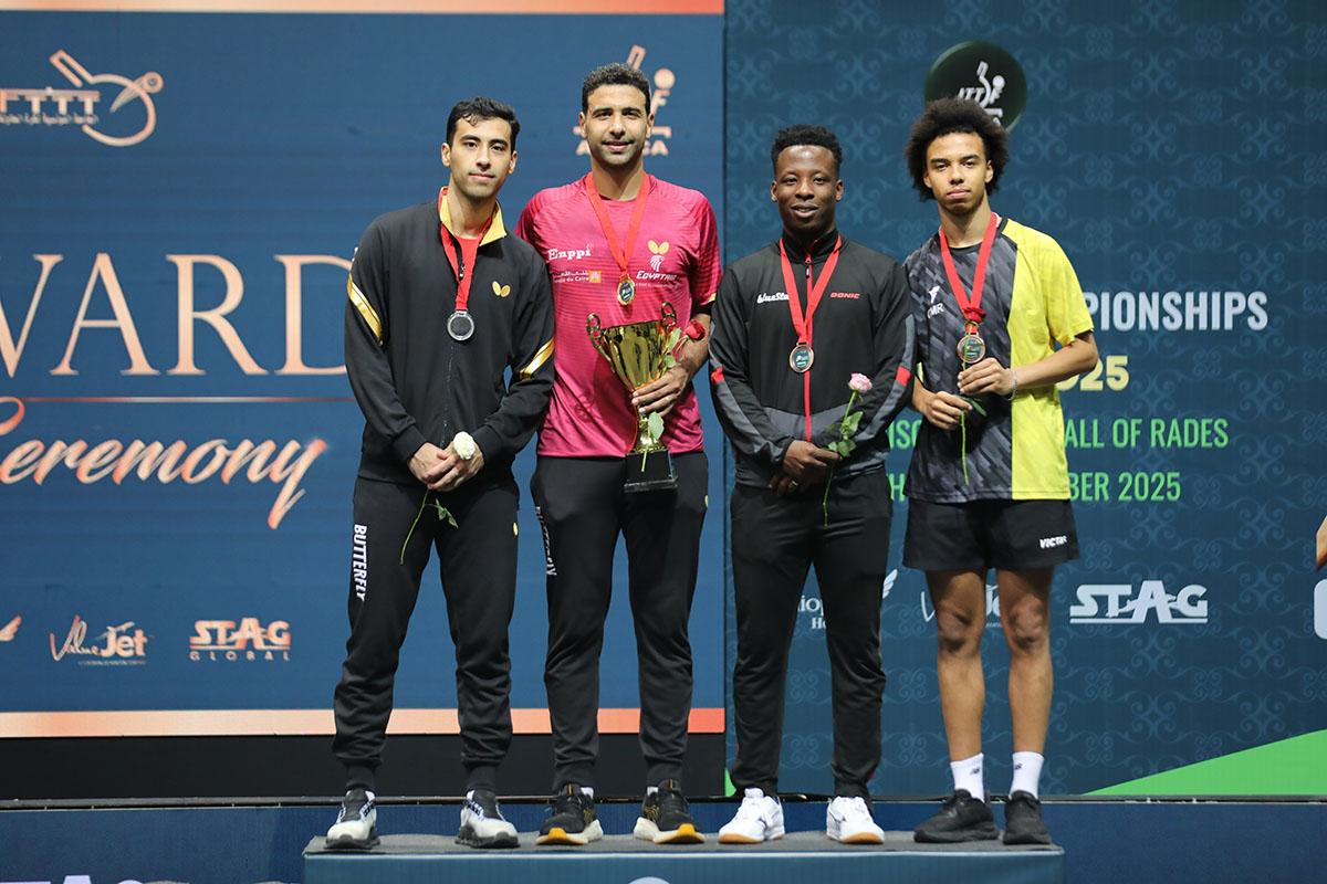 卓球 2025アフリカ選手権大会 O.アサールとゴーダが優勝｜卓球レポート