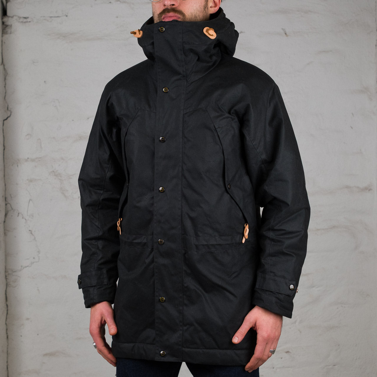 Manifattura Ceccarelli Long Mountain Jacket Black