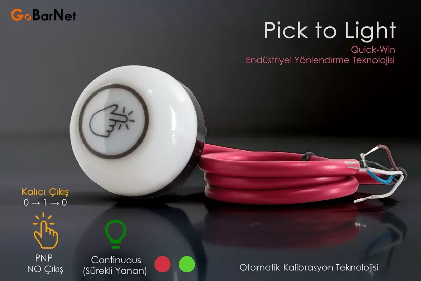 Pick to Light Işıklı Toplama Sistemi İL-XPL50-TY - GoBarNet