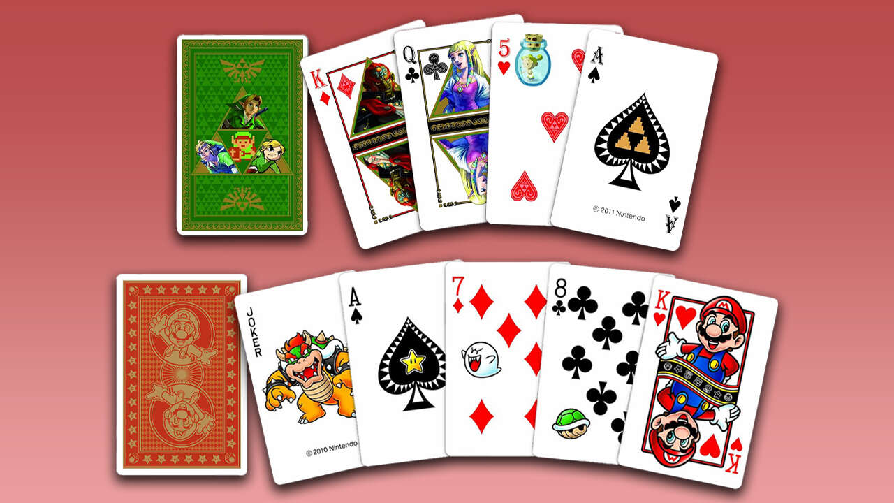 Official Nintendo Playing Cards - All Of The Mario & Zelda Decks