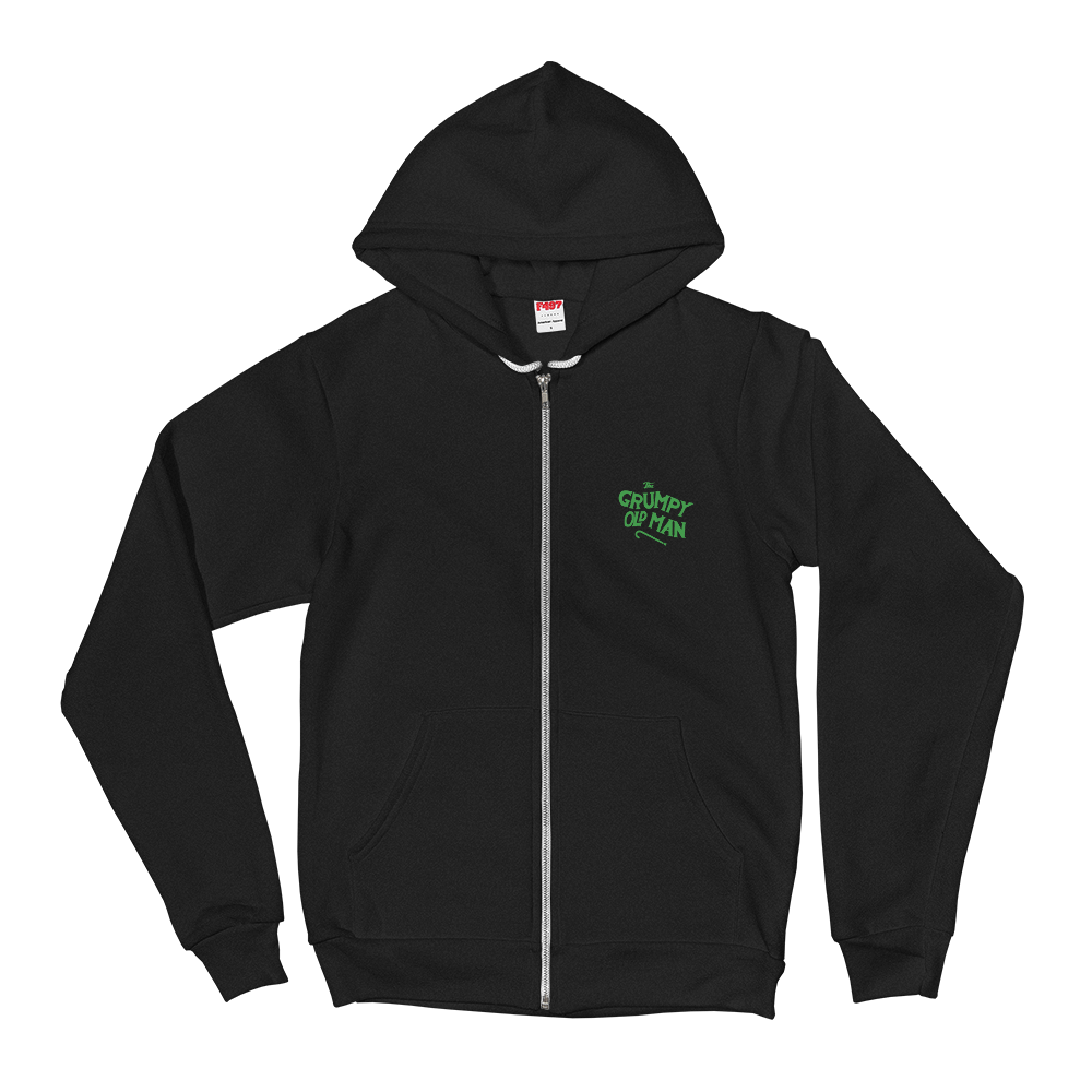 The Grumpy Old Man Zipup Hoodie | Gamer Grind Co.