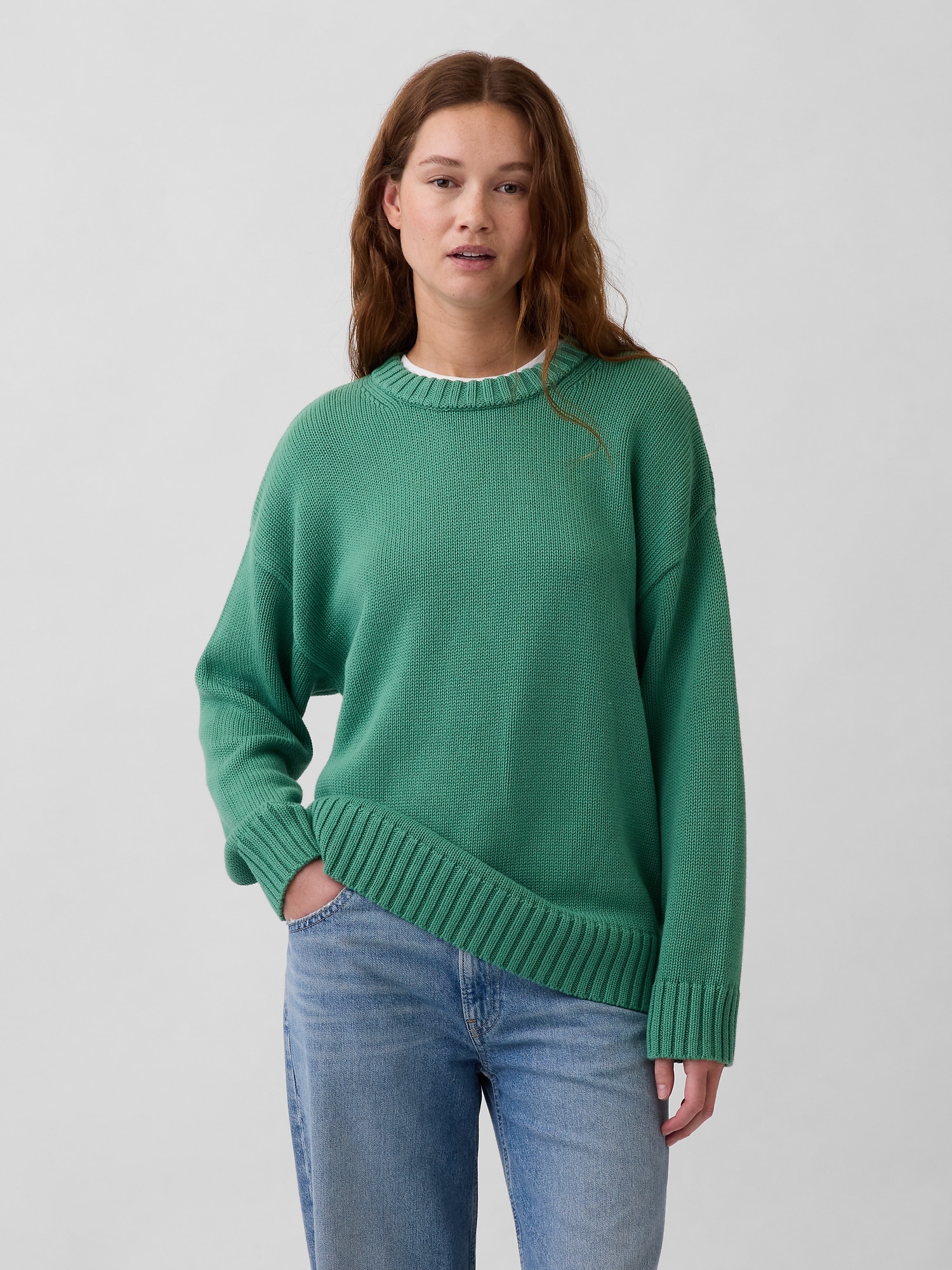 Oversized Boxy Sweater | Gap