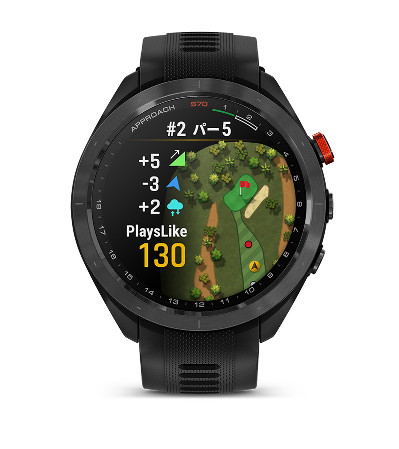 Approach S70 47mm Black CT10バンドル | スマートウォッチ | Garmin 日本