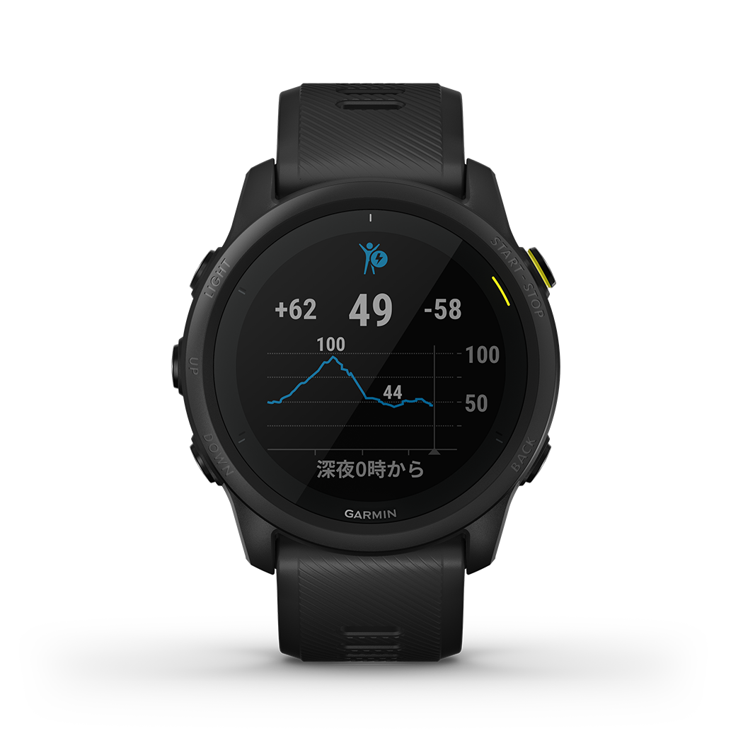 ForeAthlete745_Black_front_bod