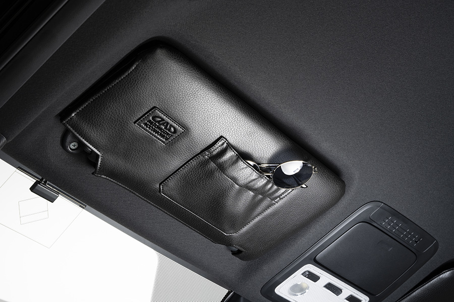 D.A.D サンバイザーカバー タイプ ノーマルレザーブラック | サン