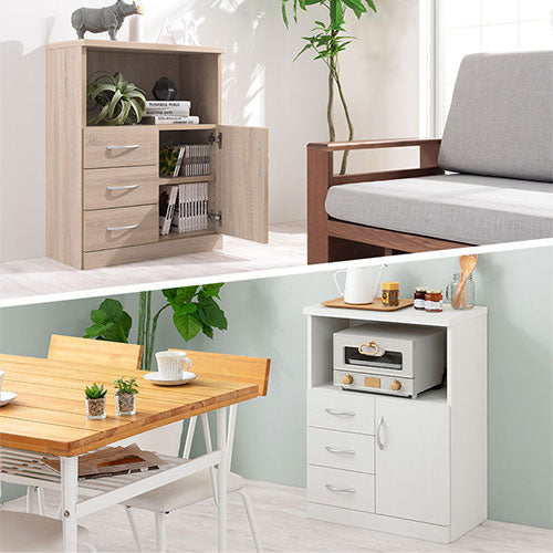 コンセント付FAX台 チェスト 引き出し FAX台 おしゃれ ぼん家具