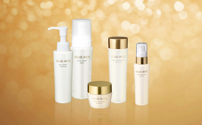 若々しく美しい肌を目指すエイジングケアシリーズ「GELEE RICH（ジュレ