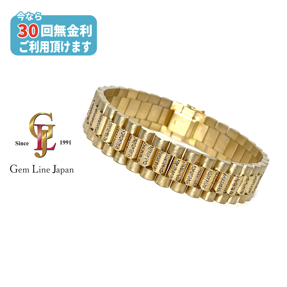 ジェムラインジャパン - 公式サイト - / K18 50.81g/18cm ダイヤ 3.12